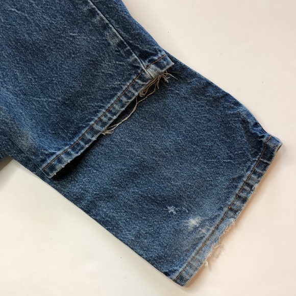 Vintage Levi's 517 Bootcut Made in USA Well Worn 34x33 - Picture 11 of 14